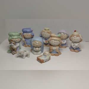 Vintage 1984 9 Piece Bumpkins
Nativity Set C2